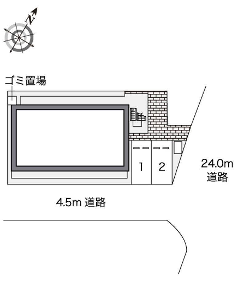レオパレス真野 配置図