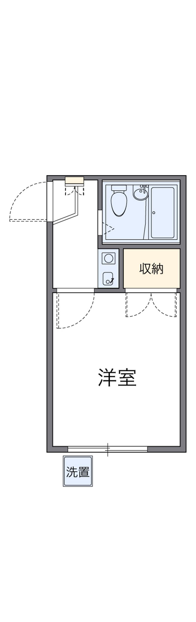 leopalace Asaka Dai2 Floor plan
