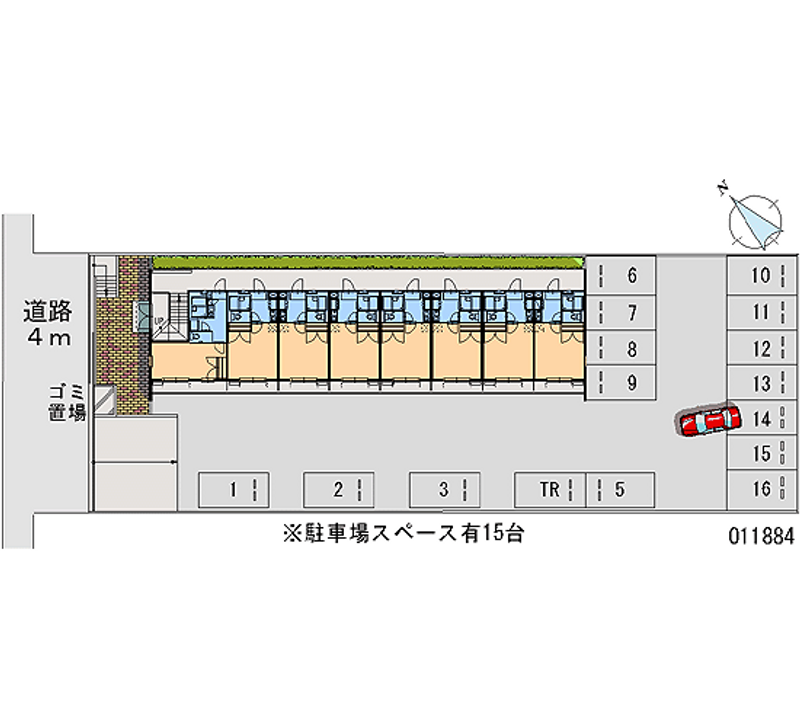 11884月租停車場