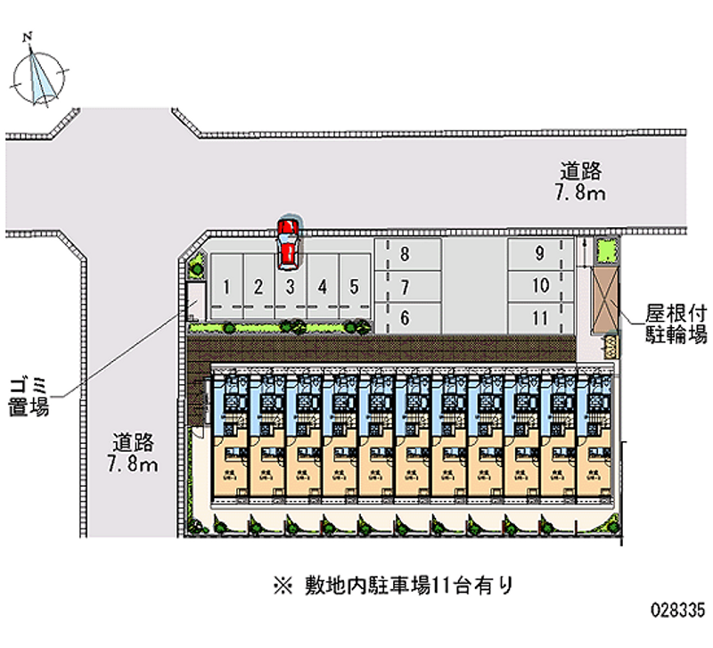 28335 bãi đậu xe hàng tháng