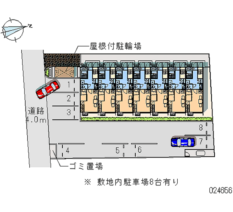 24656 bãi đậu xe hàng tháng