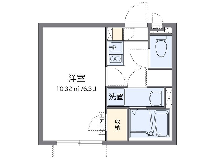 レオネクストルミネスⅠ 間取図