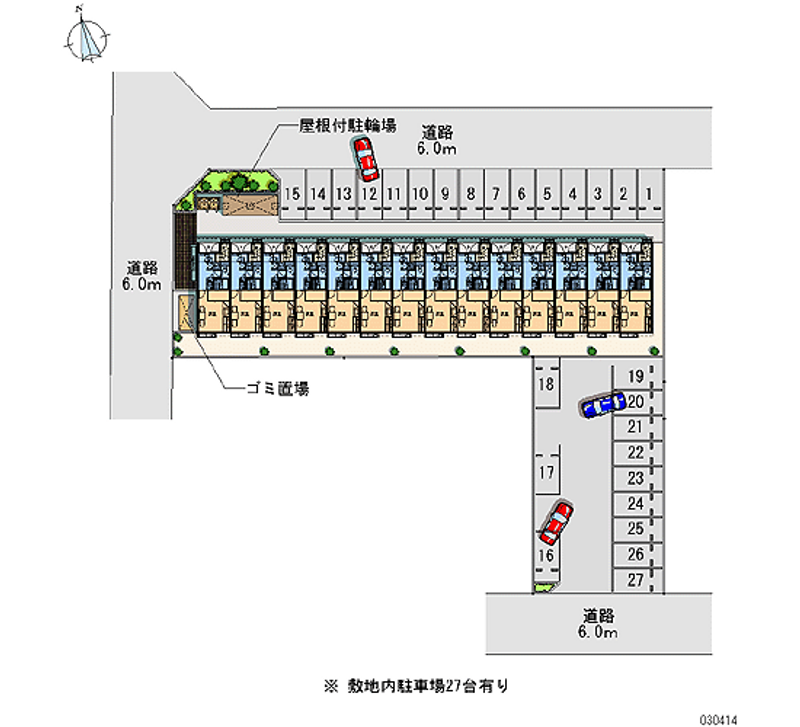 レオパレスフィオーレ東城南 月極駐車場