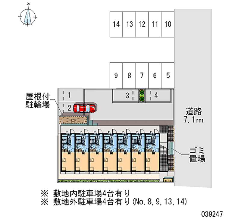 39247月租停車場