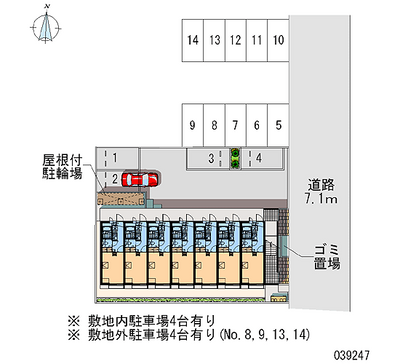 39247 Monthly parking lot