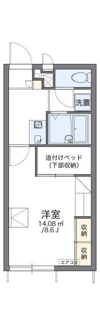 レオパレス乙多見　末広 間取り図