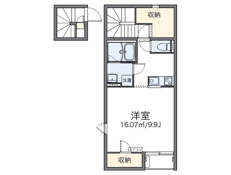 レオネクストＫ旭ヶ浦Ⅱ 間取図