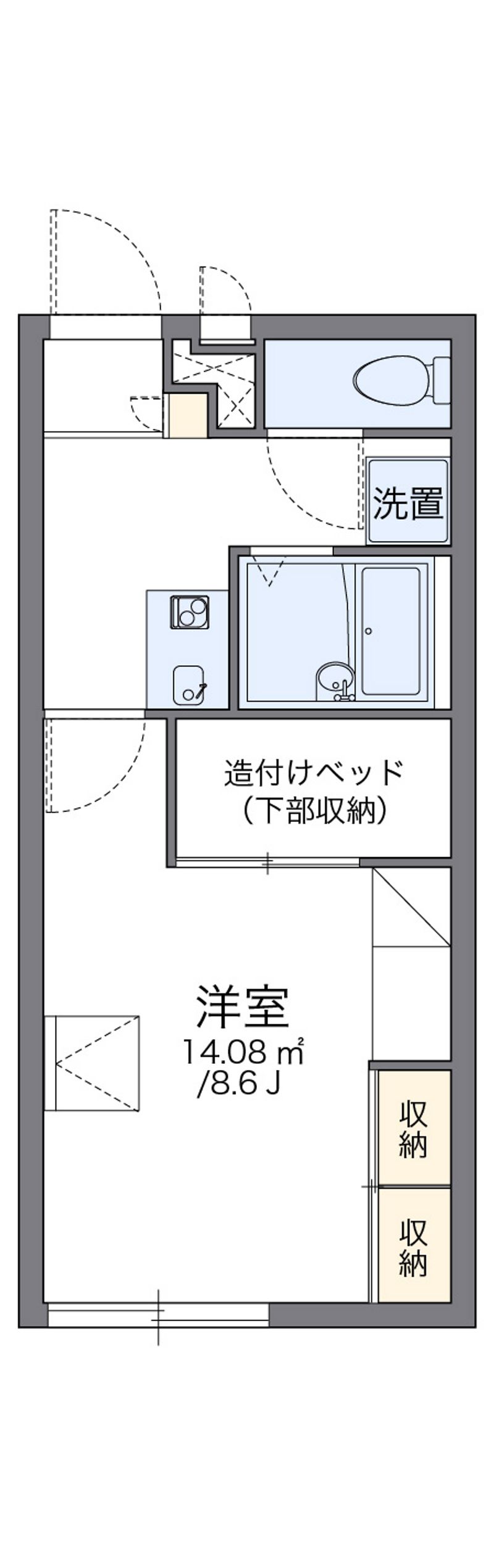 レオパレスＫＩＮＳＥＮＪＩ 間取図
