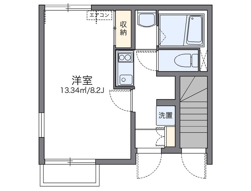 レオネクストグランマ　Ｋ　Ⅰ 間取図