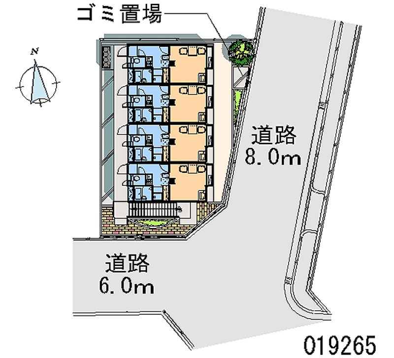 レオパレスエクセル 区画図