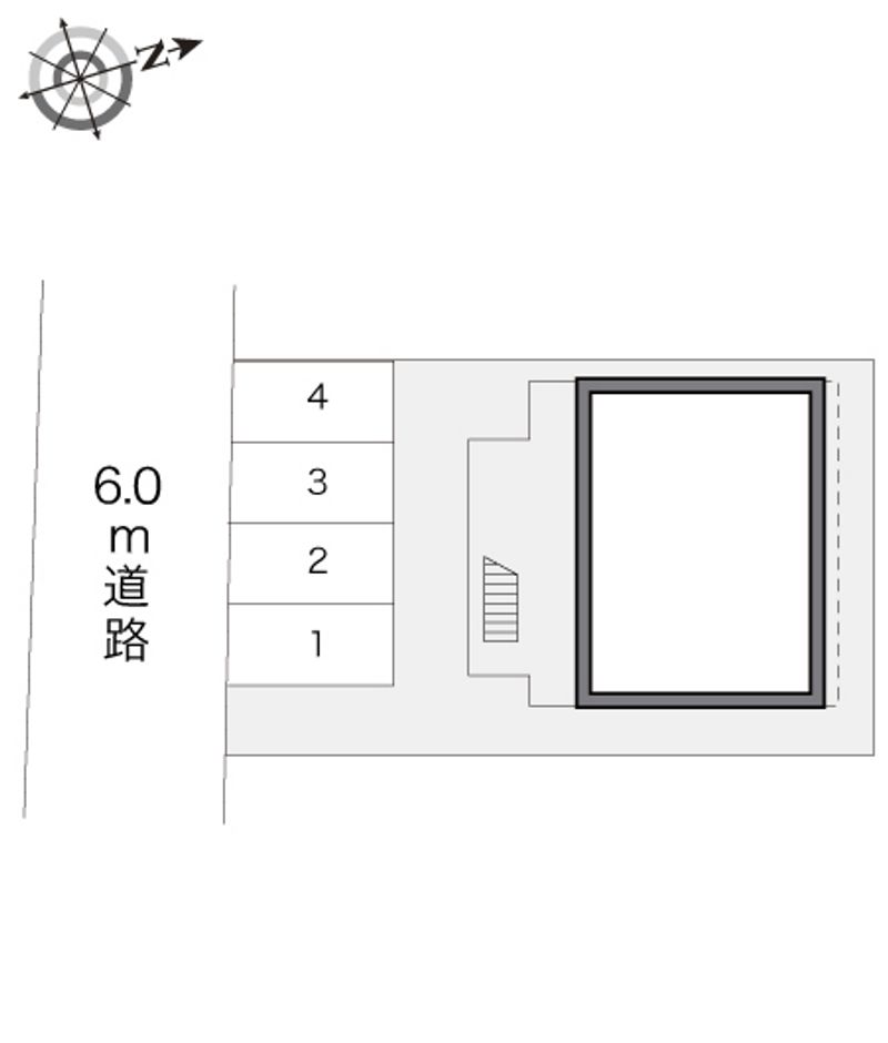 レオパレス天伯Ⅱ 配置図