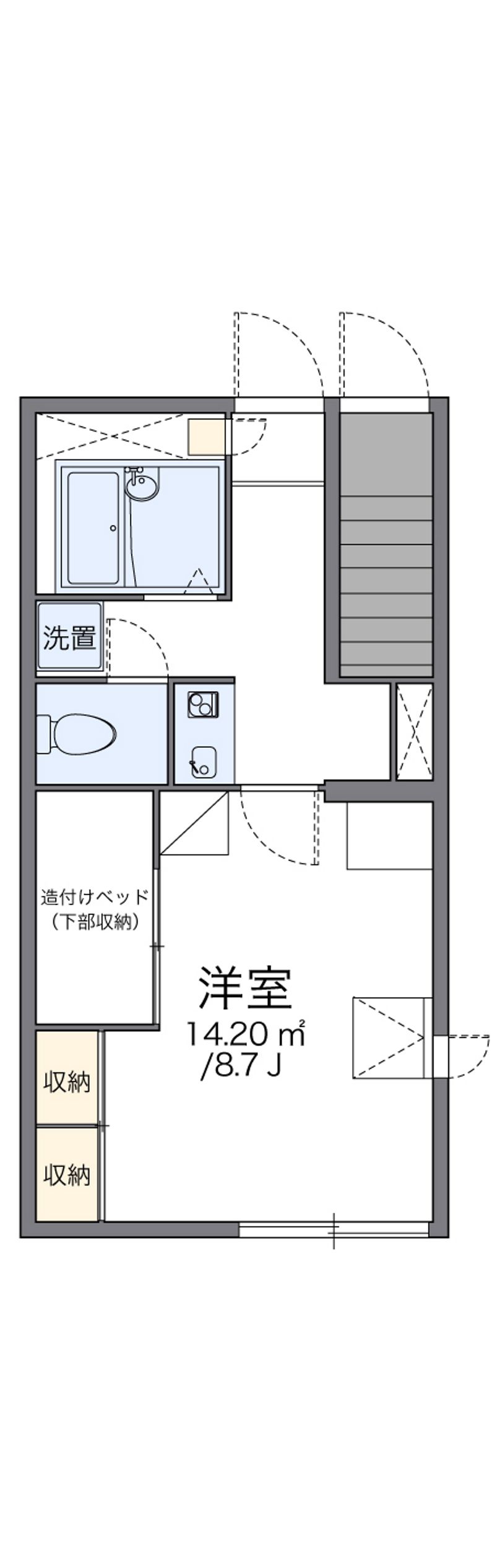 レオパレス藤原台 間取り