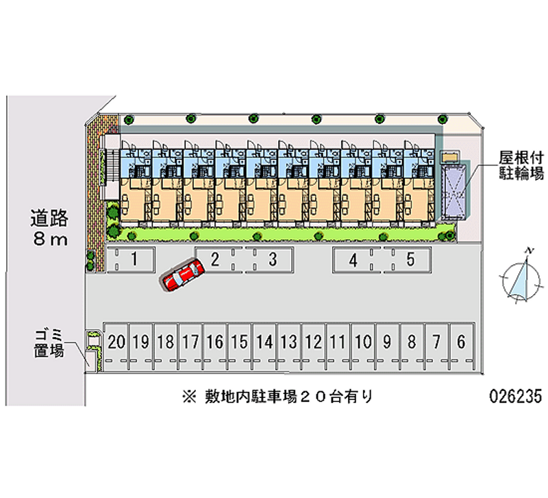 26235 Monthly parking lot