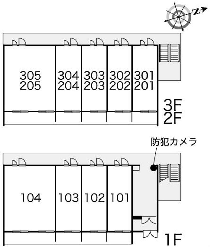 レオパレスアットホーム 間取配置図