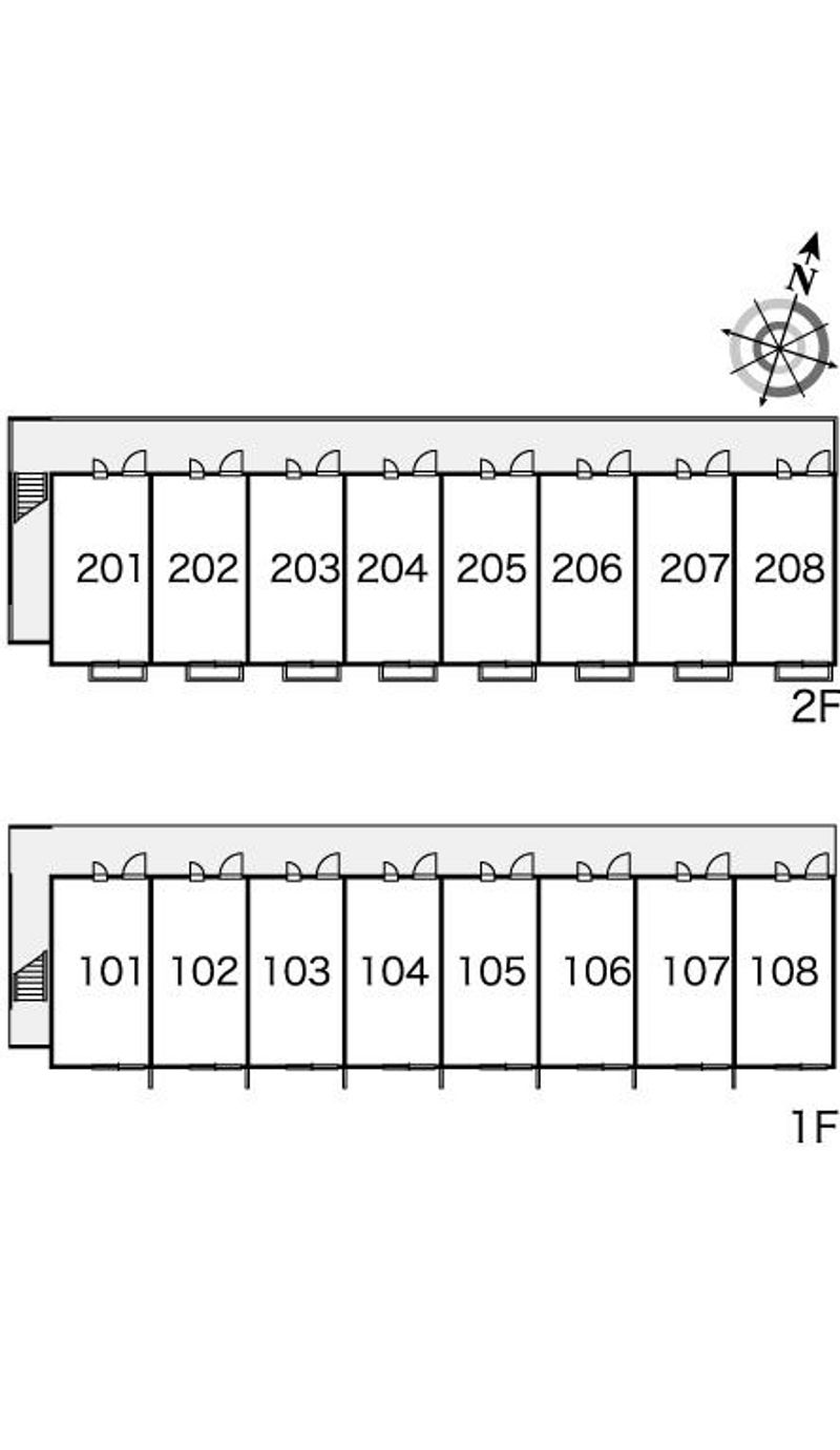 レオパレスＫ　Ｉ 間取配置図