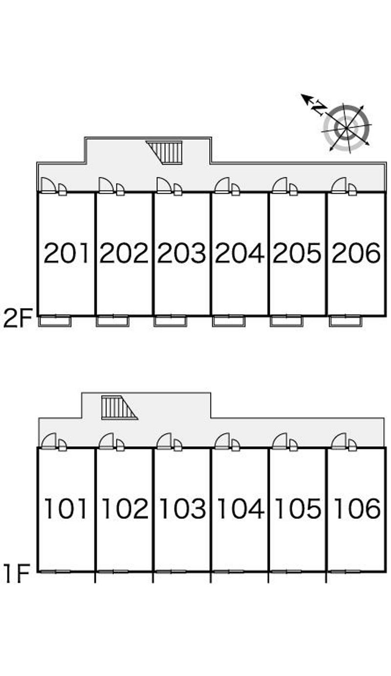 レオパレスＴａＫｅＯⅡ　　 間取配置図