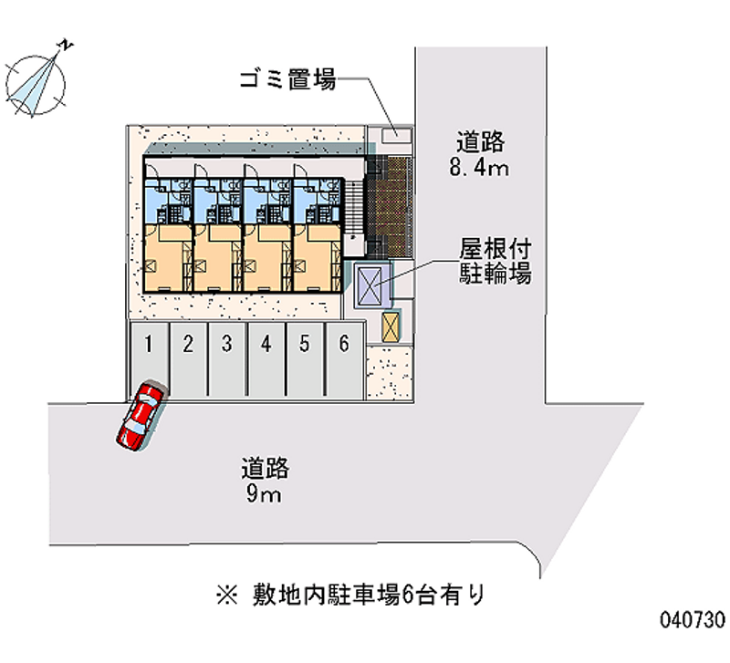 レオパレスユーⅠ 月極駐車場