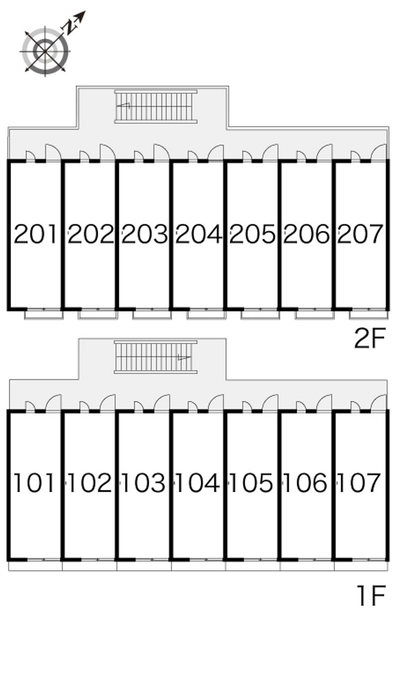 レオパレスグリーン 間取り配置図