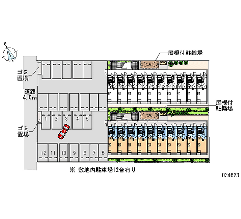 34623 Monthly parking lot