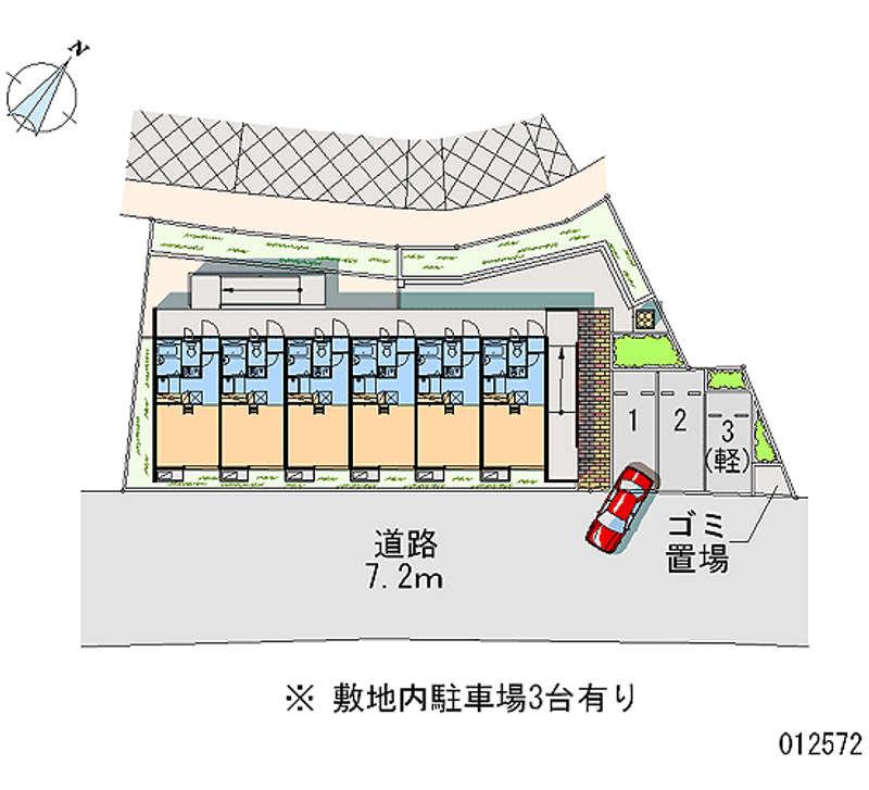 レオパレスヴィラコロンナ千里 月極駐車場