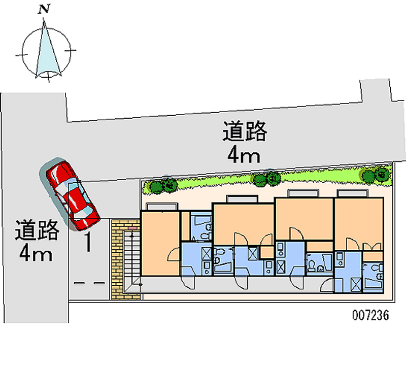 レオパレス美与志 区画図