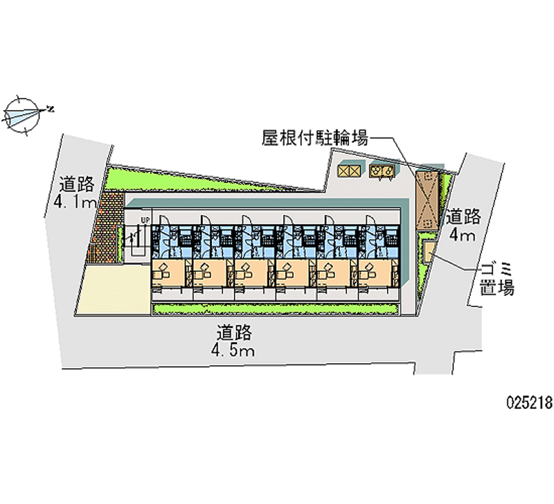 レオパレスＭグロリア 区画図