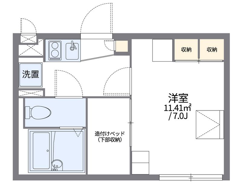 leopalace Daijingu Shita Floor plan