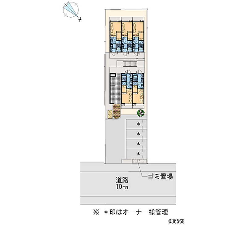 レオパレス葵 区画図