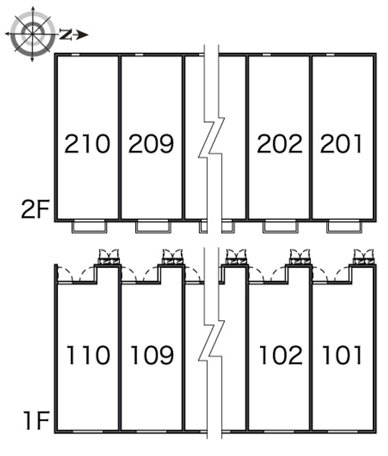 レオネクストヴィヴァンタ 間取配置図