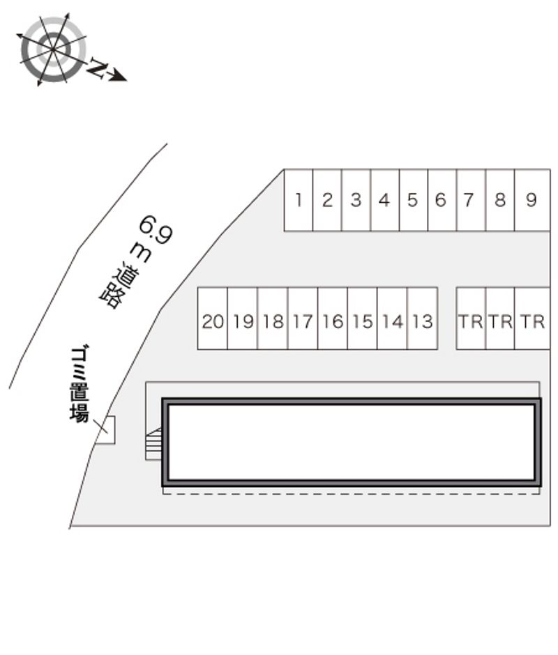 レオパレスオルヴィエート 配置図