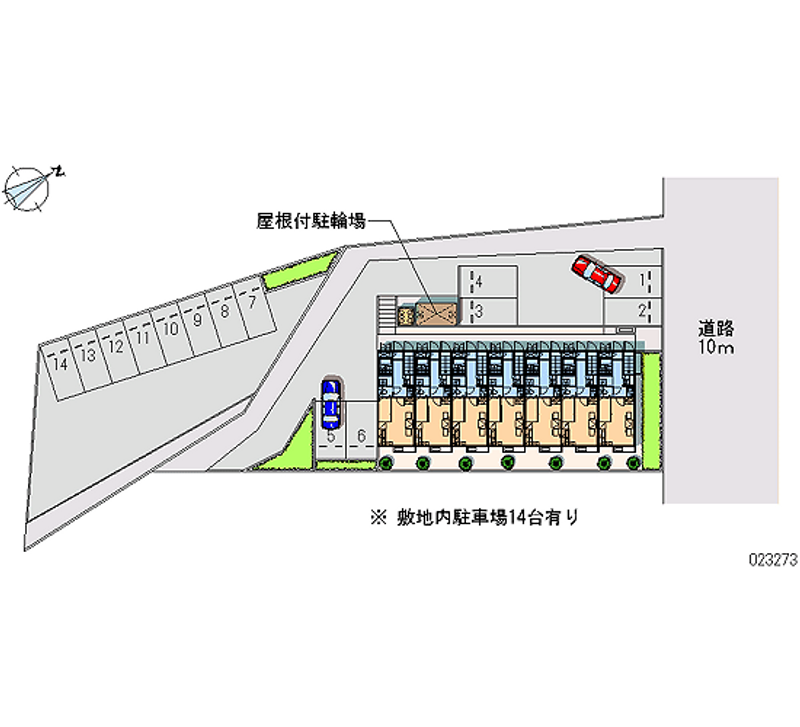 23273 bãi đậu xe hàng tháng