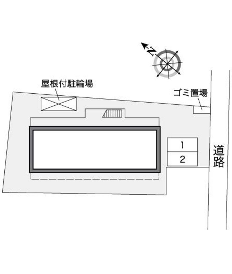 レオパレスオリザ　アウレア 配置図