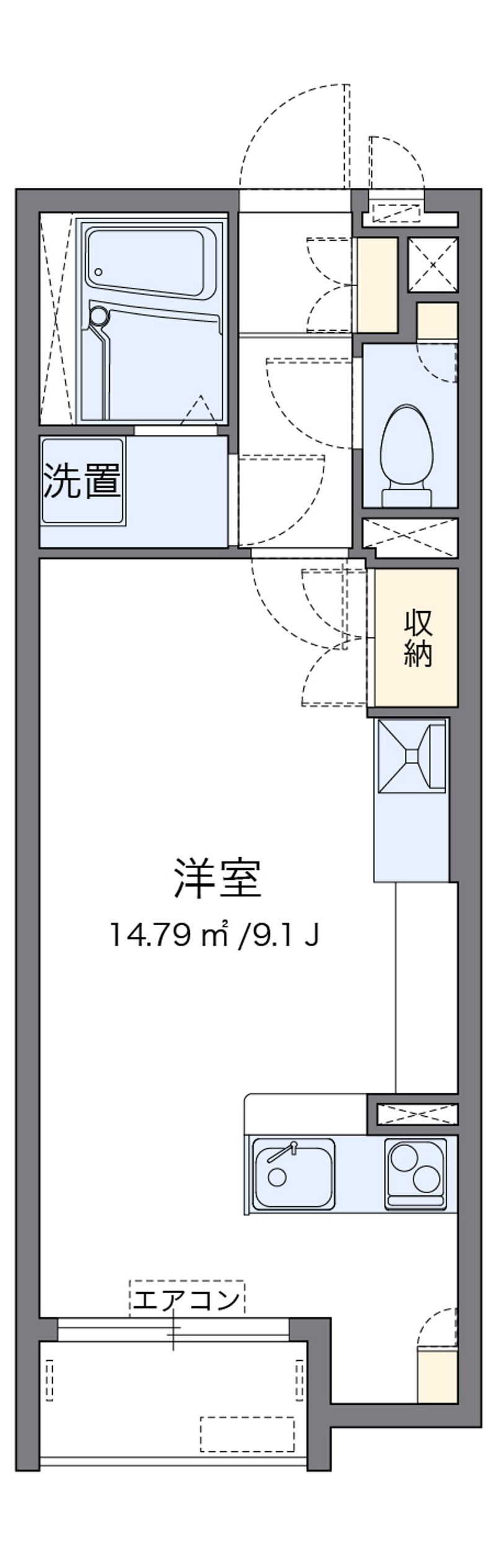 レオネクストサンフラワーⅤ 間取図