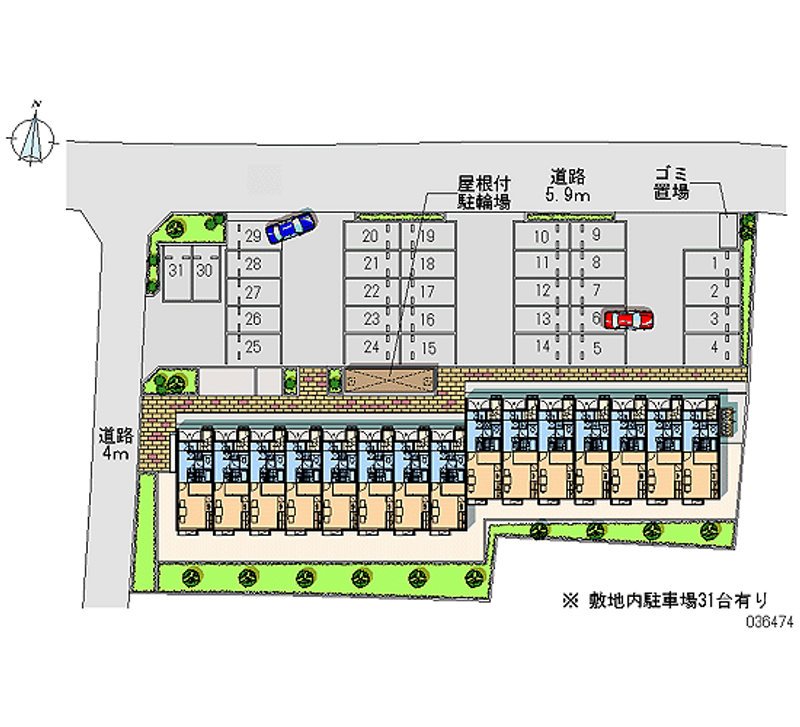 36474 Monthly parking lot