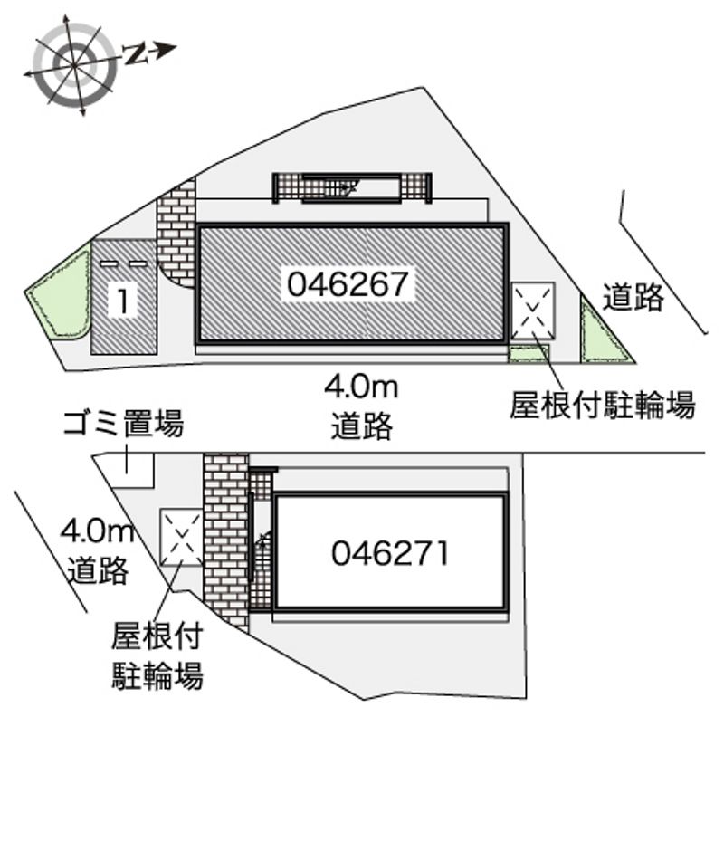 レオパレスニ中前一 配置図