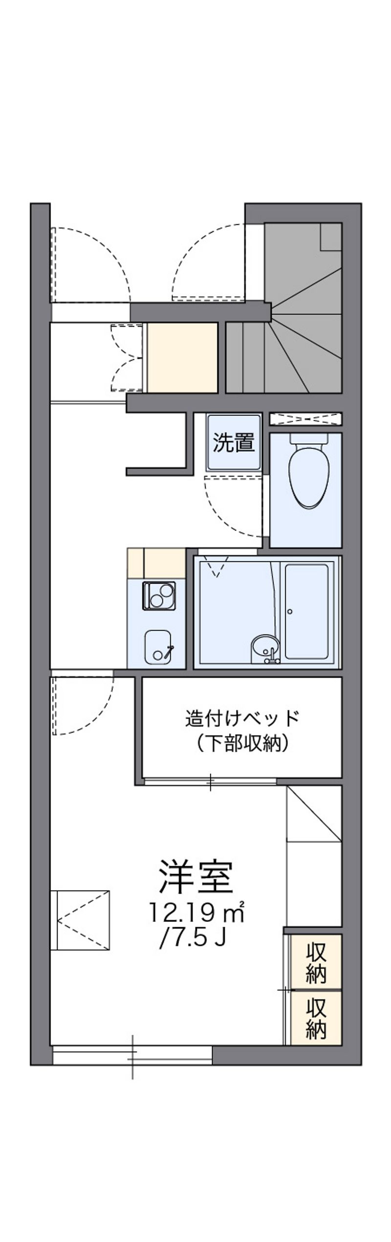 レオパレスＡＱＵＡ 間取図