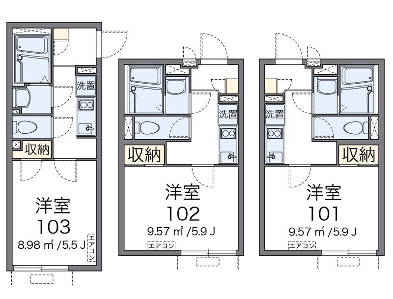 クレイノボヌールⅡ 間取図