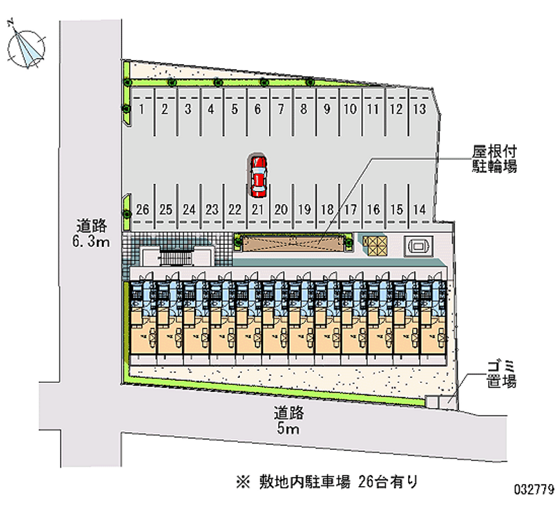 レオパレス大和 月極駐車場