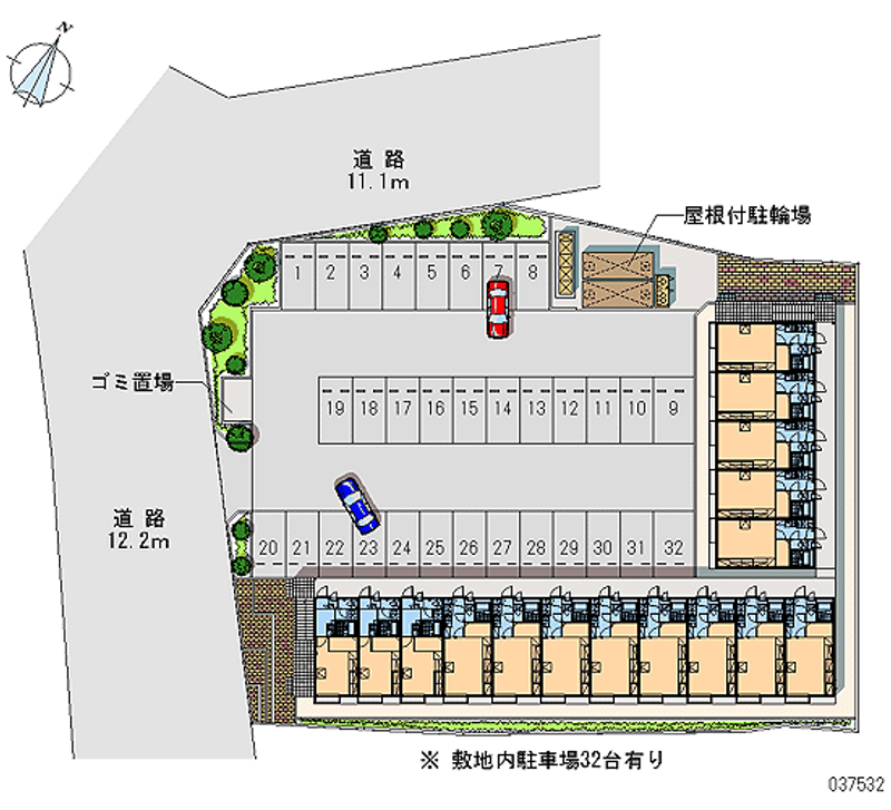 37532 Monthly parking lot