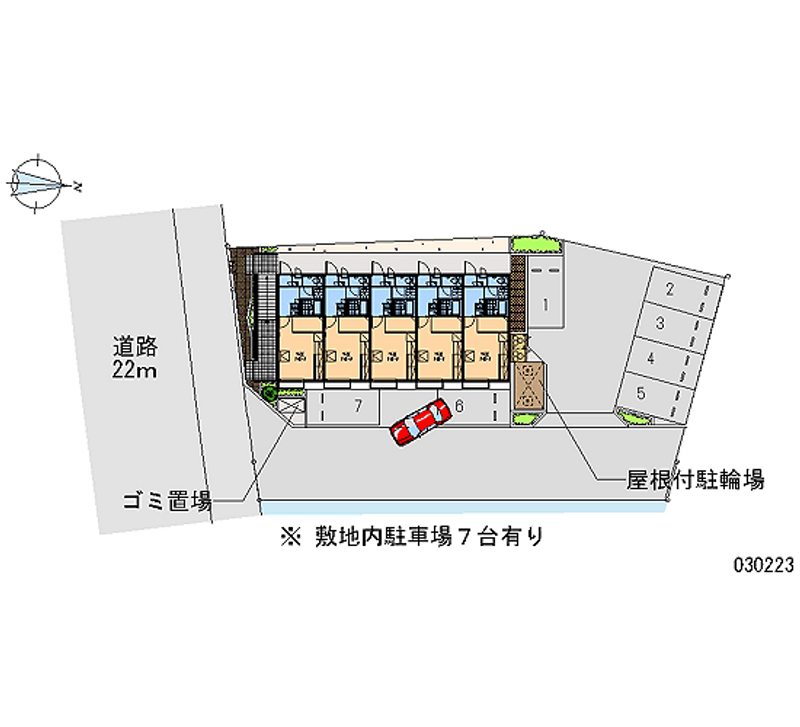 レオパレス北本本町 月極駐車場