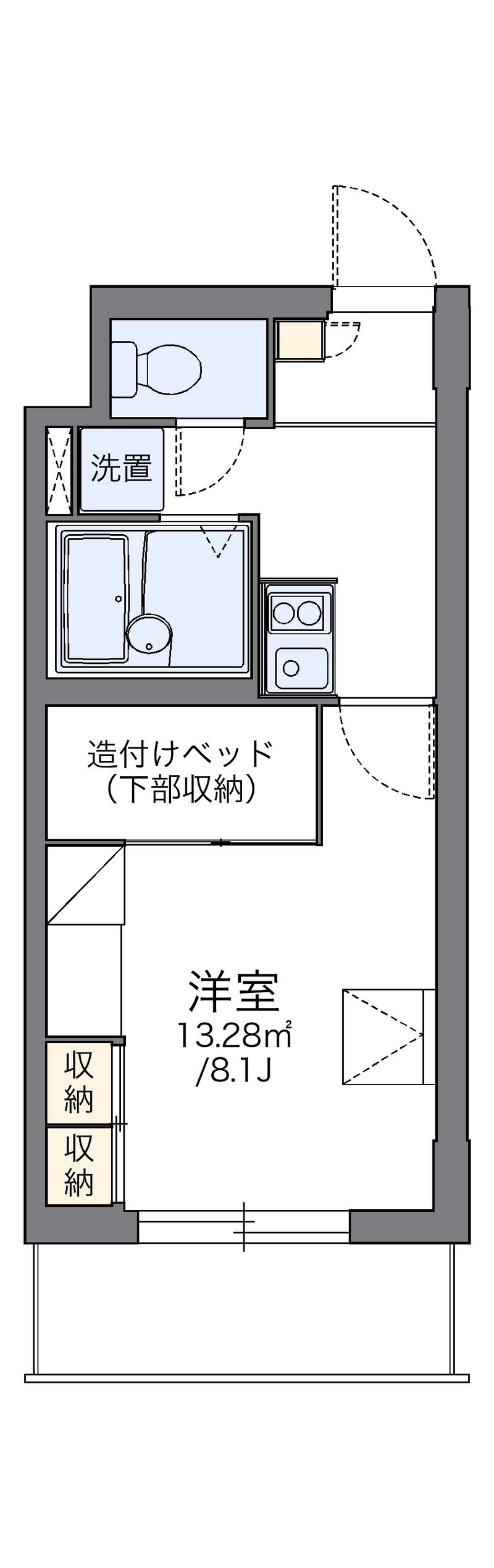 leopalace Wisteria 2 Floor plan