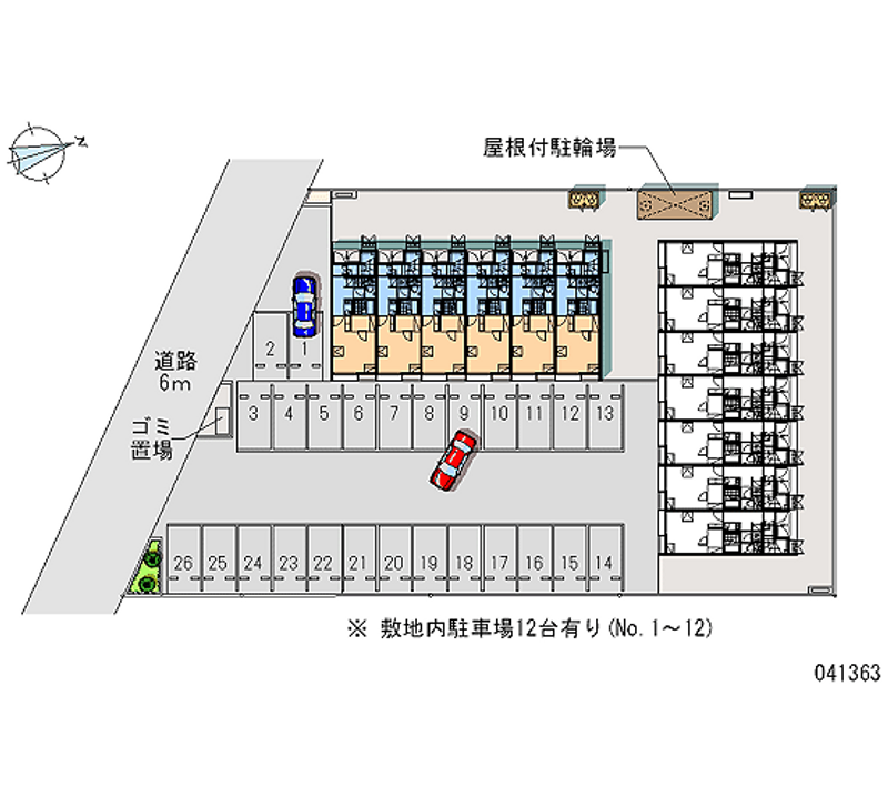 41363 Monthly parking lot