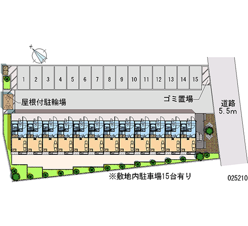 25210 Monthly parking lot