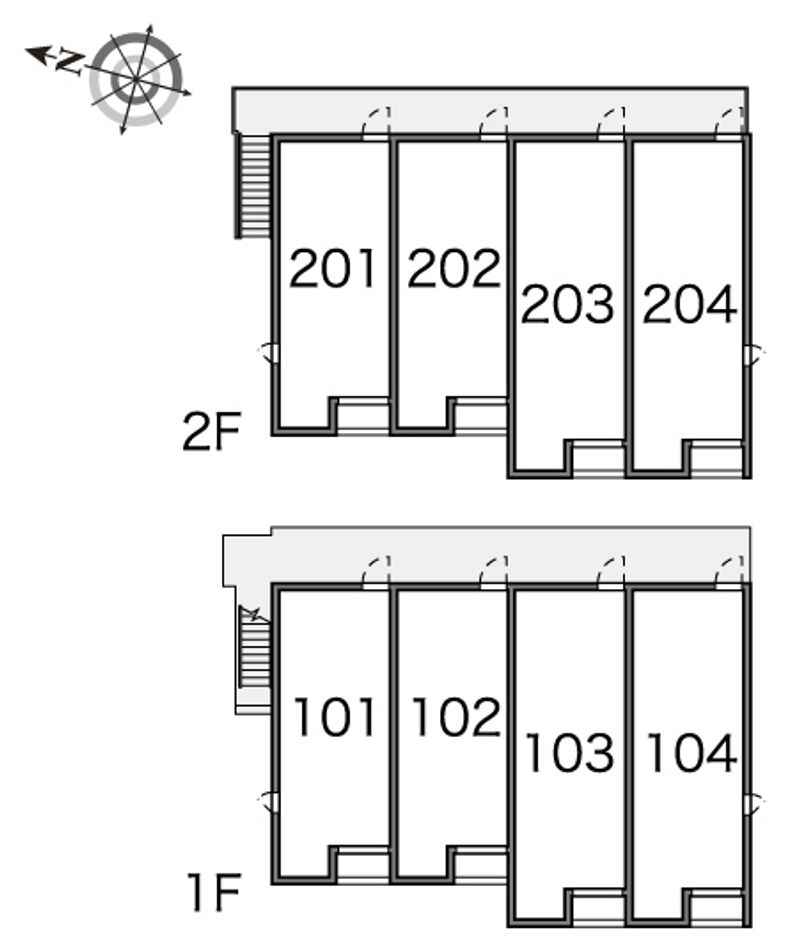 レオネクストフリージア 間取配置図