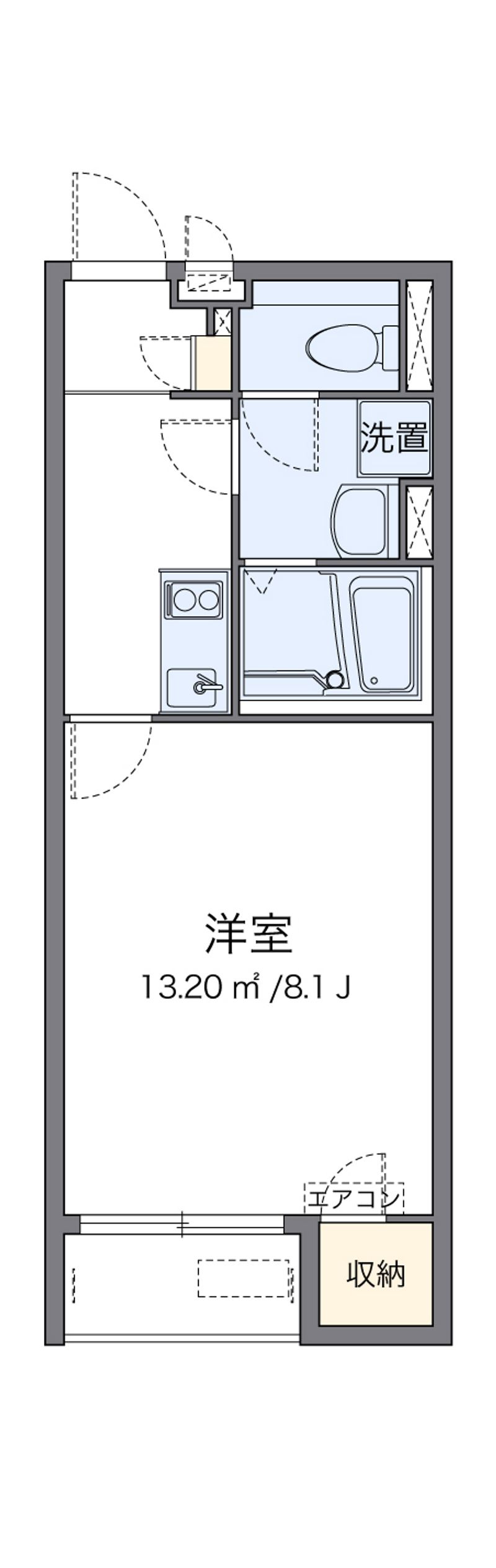 クレイノテルース 間取図