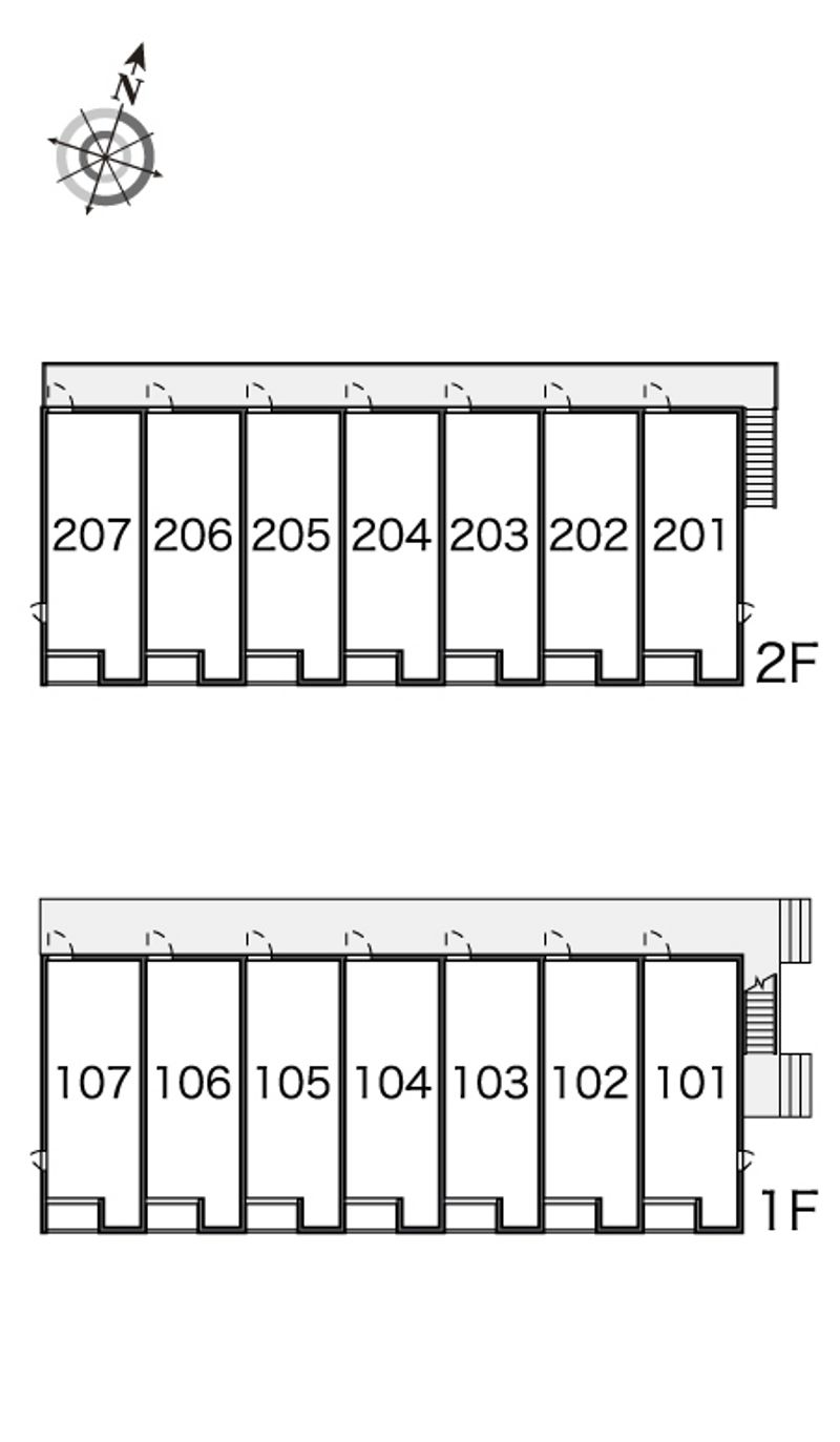 レオネクスト冨貴ヶ丘 間取配置図