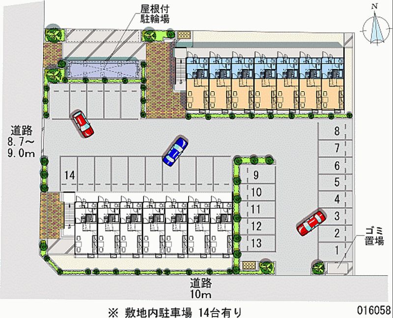 16058 Monthly parking lot