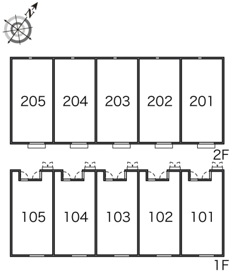 レオネクストフジハイム 間取り配置図