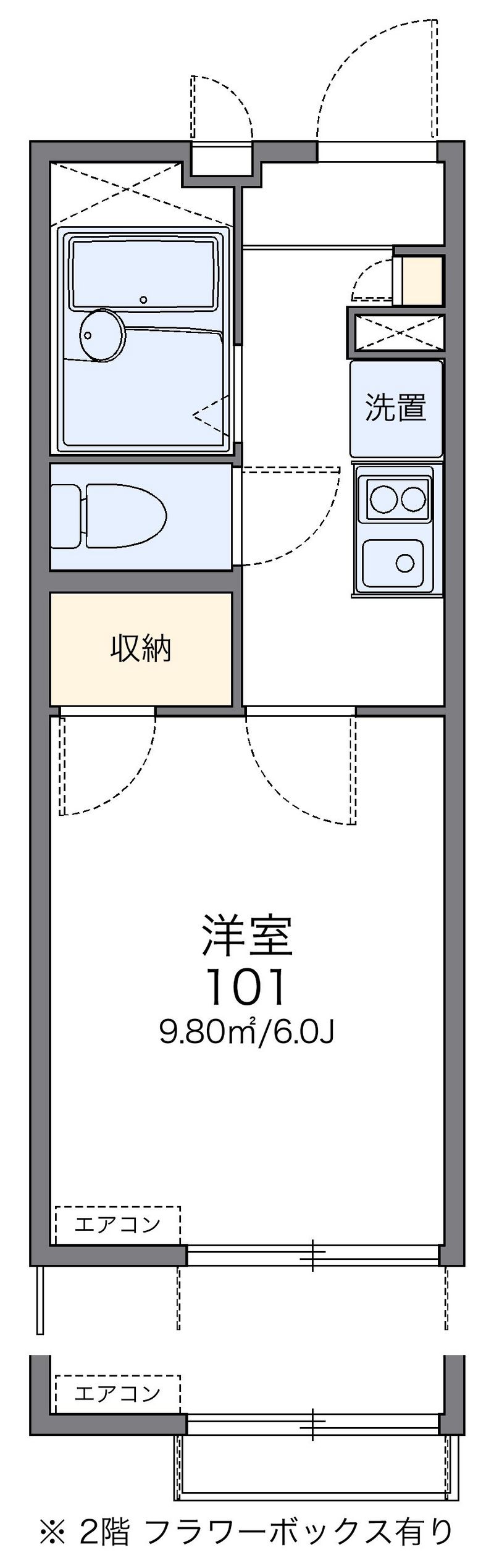 レオパレスＶ　Ｆｉｅｌｄ 間取図