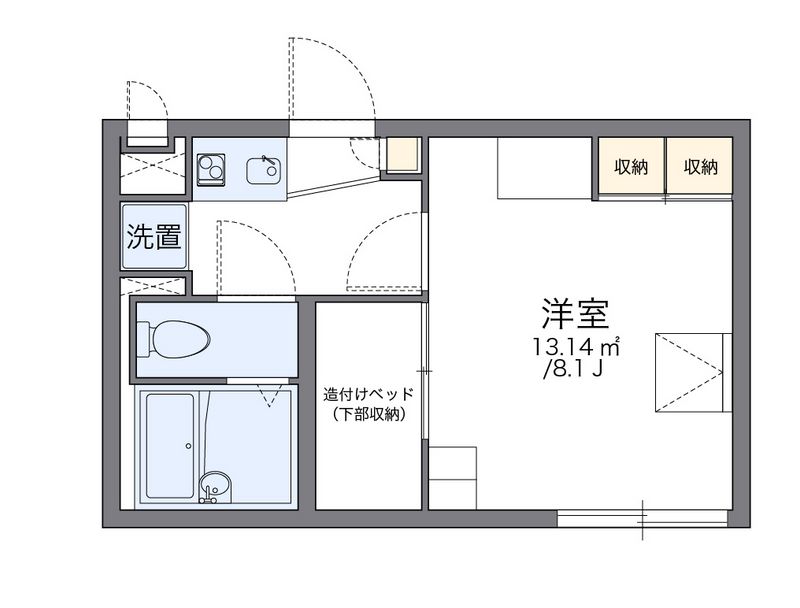 レオパレスイマジン 間取図